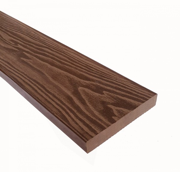 Террасная доска из ДПК Terrapol Смарт 3D Полнотелая без паза Орех Милано купить в Сарапуле