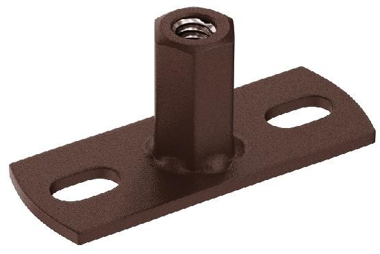 Водосток Aquasistem, Система 150/100 - Держатель для хомута под метиза RAL 8017 Коричневый matt купить в Сарапуле
