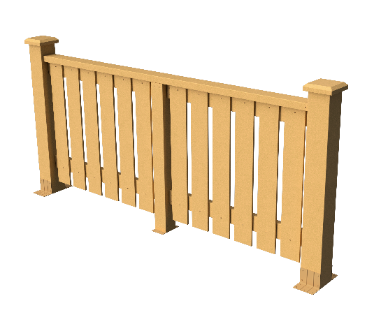 Ограждения декоративное ДПК GRINDERDECO Вилидж песчаник купить в Сарапуле