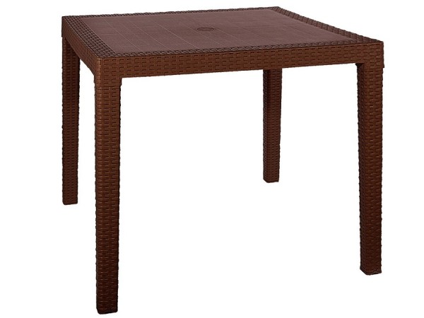 Стол квадратный FIJI Quatro Table Коричневый купить в Сарапуле