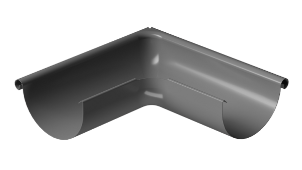 Угол внешний 90° D125 Döcke STAL PREMIUM Графит, (RAL 7024) купить в Сарапуле