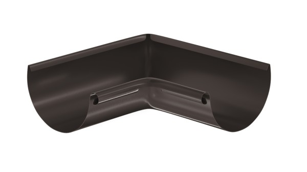 Водосток Aquasistem, система 125x90 - Угол желоба, внутренний 90° RR 32 Тёмно-Коричневый купить в Сарапуле