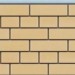 Термопанели Доломит Кирпич 40 мм Жёлтый купить в Сарапуле