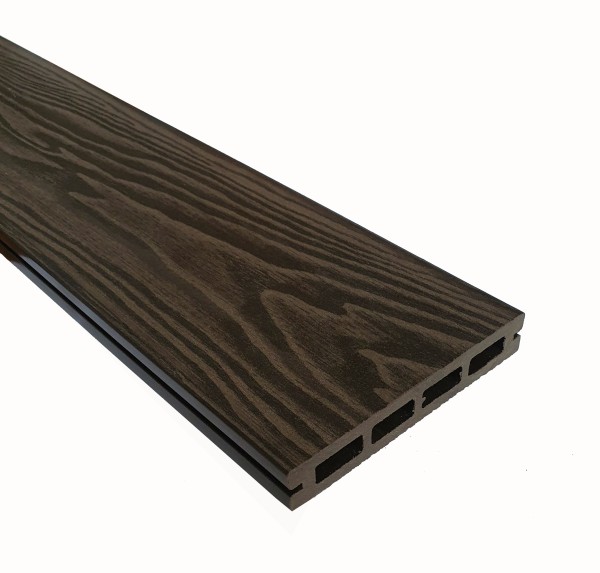 Террасная доска из ДПК Terrapol Смарт 3D Пустотелая с пазом Венге Соренто купить в Сарапуле