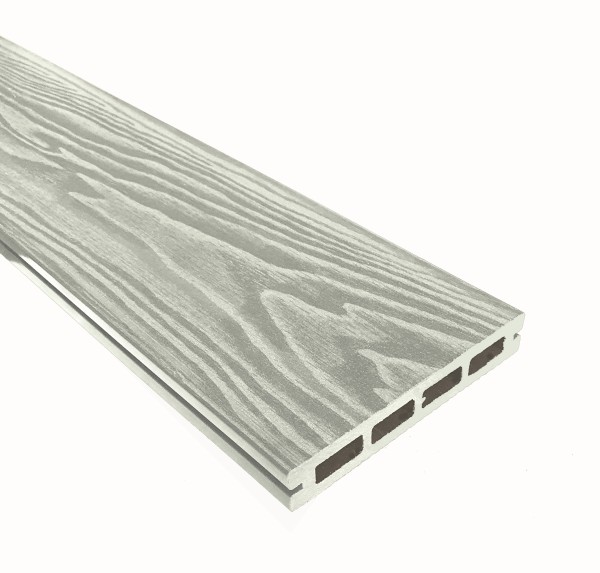 Террасная доска из ДПК Terrapol Смарт 3D Пустотелая с пазом Дуб беленый купить в Сарапуле