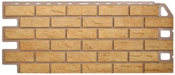 Фасадная панель Цокольный сайдинг Альта-профиль - коллекция "кирпич", кирпич желтый купить в Сарапуле