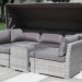 Диван-Трансформер AFINA плетеный из иск. ротанга AFM-320G Grey купить в Сарапуле
