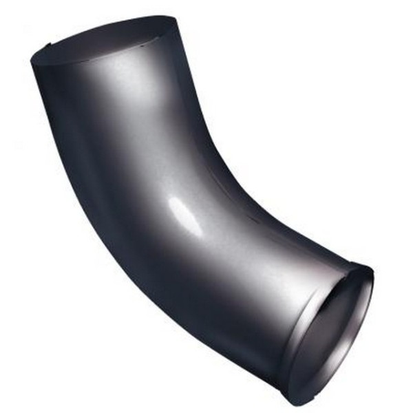 Водосток Grand Line 150x100 – Колено сливное RAL 7024 купить в Сарапуле