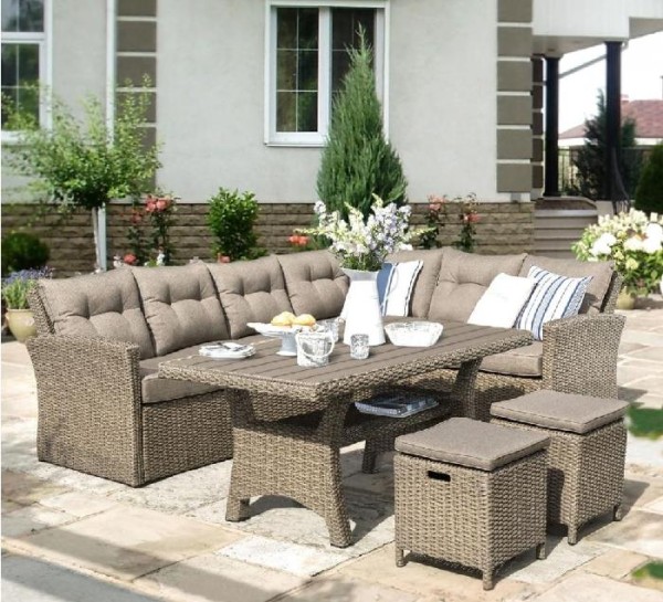 Комплект мебели AFINA плетеной из иск. ротанга AFM-307B Beige купить в Сарапуле