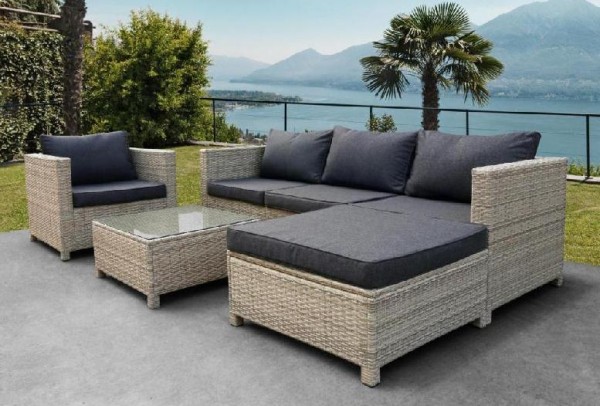 Комплект мебели AFINA плетеной из иск. ротанга YR821G Grey/Grey купить в Сарапуле