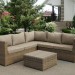 Комплект мебели AFINA плетеной из иск. ротанга YR825B Beige купить в Сарапуле