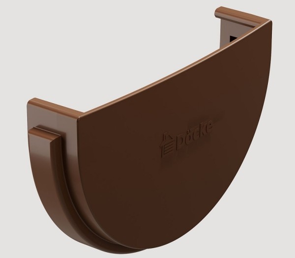 Заглушка желоба ПВХ Docke STANDART Светло-коричневый купить в Сарапуле