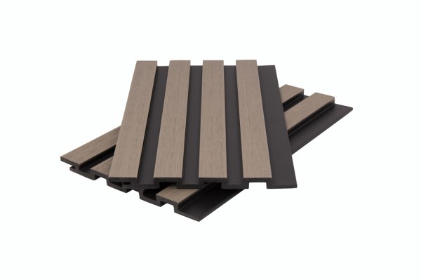 Стеновая панель брусковая двухцветная co-extrusion, snow mix купить в Сарапуле