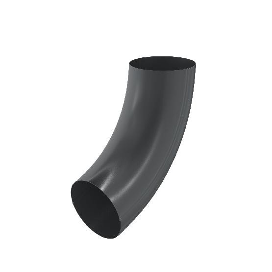 Водосток Aquasistem, система 150/100 - Колено трубы RAL 7024 Тёмно-серый купить в Сарапуле