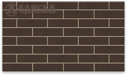 Фасадные Термопанели Аляска Amsterdam brown купить в Сарапуле