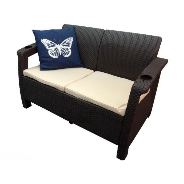 Двухместный диван Yalta Sofa Seаt венге купить в Сарапуле