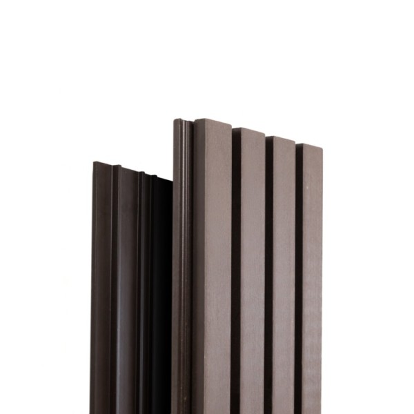 Фасадная доска Ecodecking Техно реечная 200х26х3000 Венге купить в Сарапуле