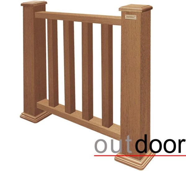 Ограждение из ДПК Outdoor Классик 3D STORM дуб купить в Сарапуле