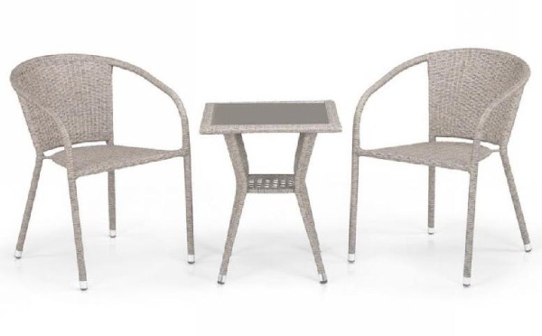 Комплект плетеной мебели AFINA из иск. ротанга T25C/Y137C-W85 Latte 2Pcs купить в Сарапуле