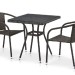 Комплект плетеной мебели AFINA из иск. ротанга T282BNT/Y137C-W53 Brown 2Pcs купить в Сарапуле