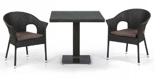 Комплект плетеной мебели AFINA из иск. ротанга T605SWT/Y79A-W53 Brown 2Pcs купить в Сарапуле
