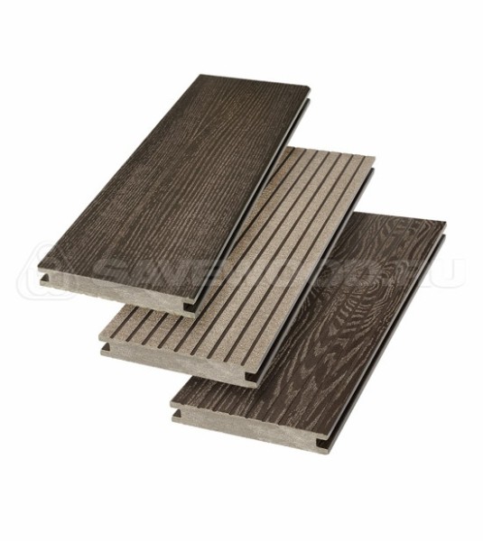 Террасная доска SW Fraxinus (R) полнотелая «SaveWood» Темно-коричневый купить в Сарапуле