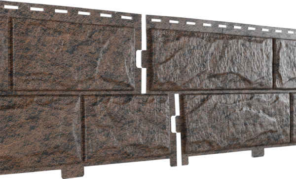 Фасадная панель Ю-Пласт Стоун-хаус камень жженый (двойной замок) купить в Сарапуле