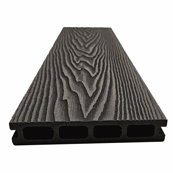 Террасная доская ДПК NanoWood Double 3D Антрацит купить в Сарапуле