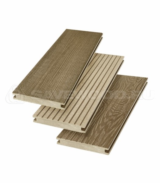 Террасная доска SW Fraxinus (R) полнотелая «SaveWood» Тик купить в Сарапуле