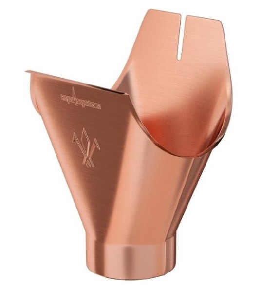 Водосток Aquasistem, система 150/100 - Воронка желоба медная купить в Сарапуле