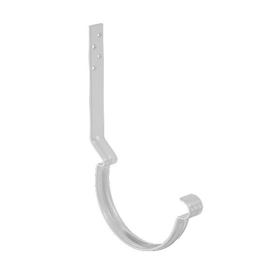 Водосток Aquasistem, система 125x90 - Крюк крепления желоба длинный RR 20 Белый купить в Сарапуле