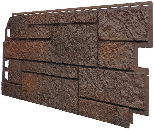 Фасадная панель VOX Sandstone (Сандстоун) темно коричневый купить в Сарапуле
