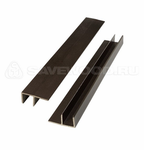 F-профиль ДПК Savewood – Тёмно-коричневый купить в Сарапуле
