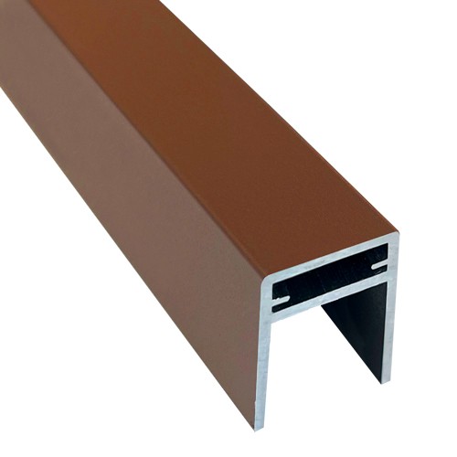 П-профиль Алюминиевый EasyDecking 35x25 Коричневый купить в Сарапуле