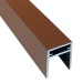 П-профиль Алюминиевый EasyDecking 35x25 Коричневый купить в Сарапуле