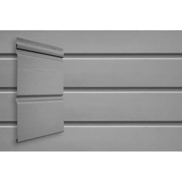 Виниловый сайдинг Grand Line Double-Брус Серый купить в Сарапуле