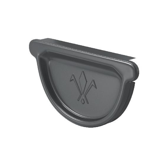 Водосток Aquasistem, система 150/100 -  Заглушка универсальная с резиновым уплотнителем RAL 7024 Тёмно-серый купить в Сарапуле