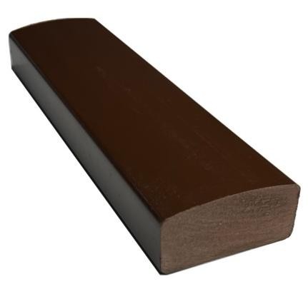 Лавочный брус Ecodecking Некст полнотелый глянцевый 70х35 шоколад купить в Сарапуле