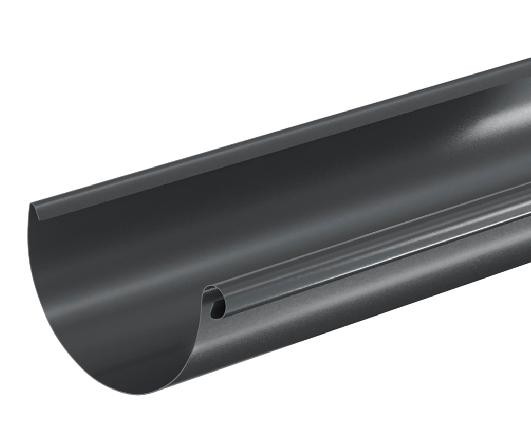 Водосток Aquasistem, система 150/100 - Водосточный желоб 3.00м RAL 7024 Тёмно-серый купить в Сарапуле
