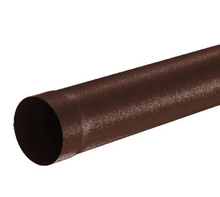 Водосток Aquasistem, Система 150/100 - Труба водосточная 1.00м RAL 8017 Коричневый matt купить в Сарапуле