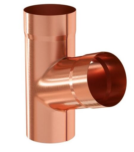 Водосток Aquasistem, система 150/100 - Тройник трубы медный купить в Сарапуле