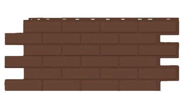 Фасадная панель T-Siding Кирпич Модерн Эко Браун купить в Сарапуле