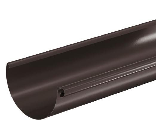 Водосток Aquasistem, система 125x90 - Водосточный желоб 3.00м RR 32 Тёмно Коричневый купить в Сарапуле