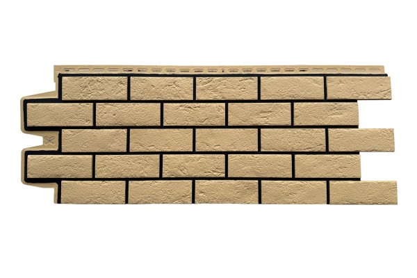 ФП Grand Line состаренный кирпич премиум Песочный (шов RAL 9005) купить в Сарапуле