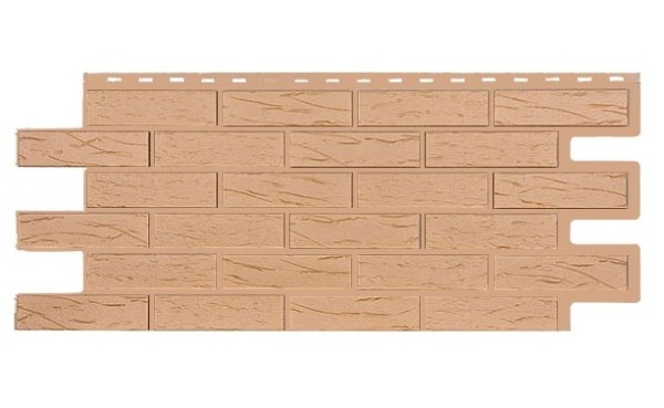 Фасадная панель T-Siding Кирпич Саман Эко Крем купить в Сарапуле