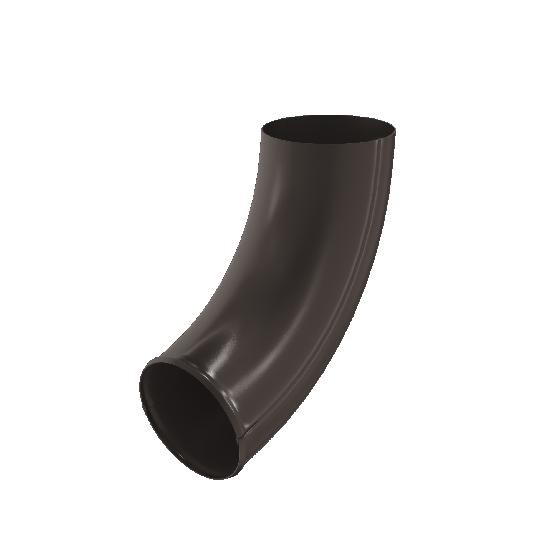 Водосток Aquasistem, система 125x90 - Отвод трубы RR 32 Тёмно Коричневый купить в Сарапуле