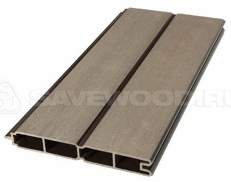 Заборный профиль из ДПК Savewood SW Agger матовый тёмно-коричневы купить в Сарапуле